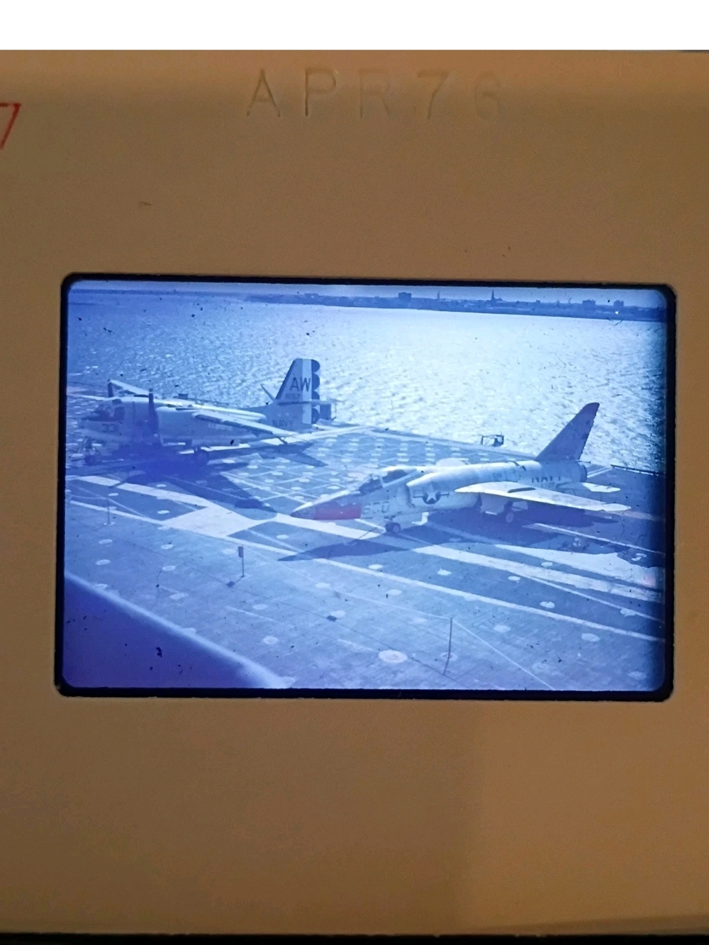 Vintage Apr 1976 Navy Fighter Jet 35mm Photo Slide